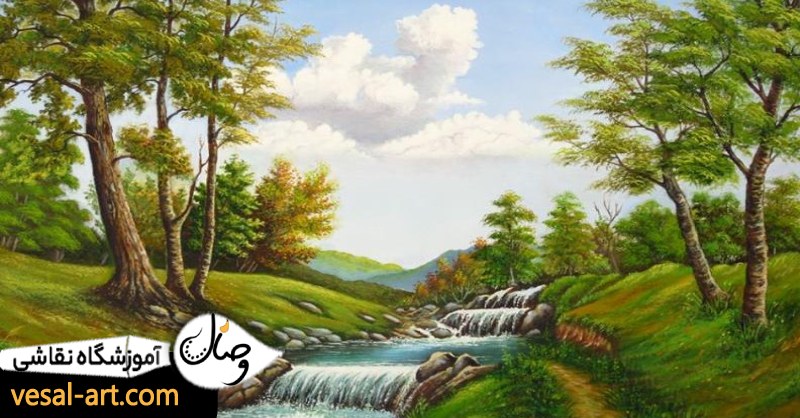 ایجاد هارمونی رنگی در نقاشی با استفاده از چرخه رنگ